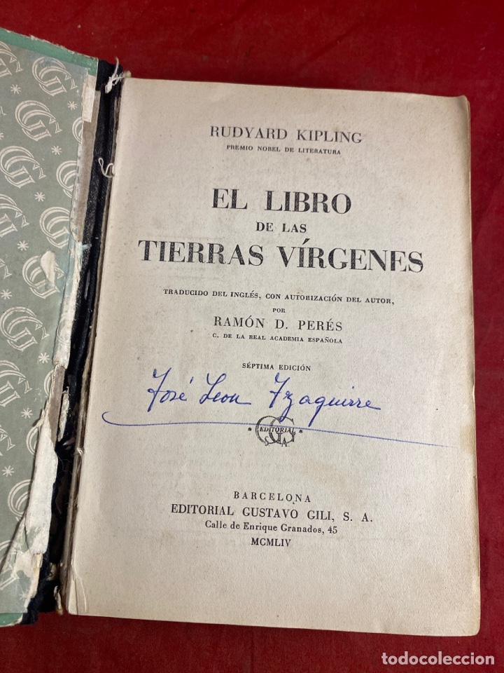 Libros de segunda mano: EL LIBRO DE LAS TIERRAS VIRGENES RUDYARD KIPPLING - Foto 2