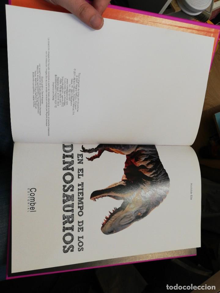 Libros de segunda mano: EN EL TIEMPO DE LOS DINOSAURIOS. MATHILDE ELIE. COMBEL. 2&ordf; ED. 2012 - Foto 3