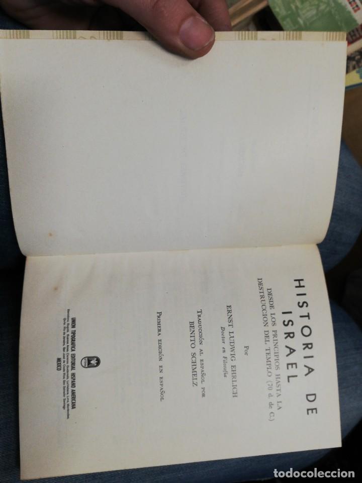 Libros de segunda mano: HISTORIA DE ISRAEL. EHRLICH. 1&ordf; EDICI&Oacute;N, 1961. UTEHA. - Foto 3