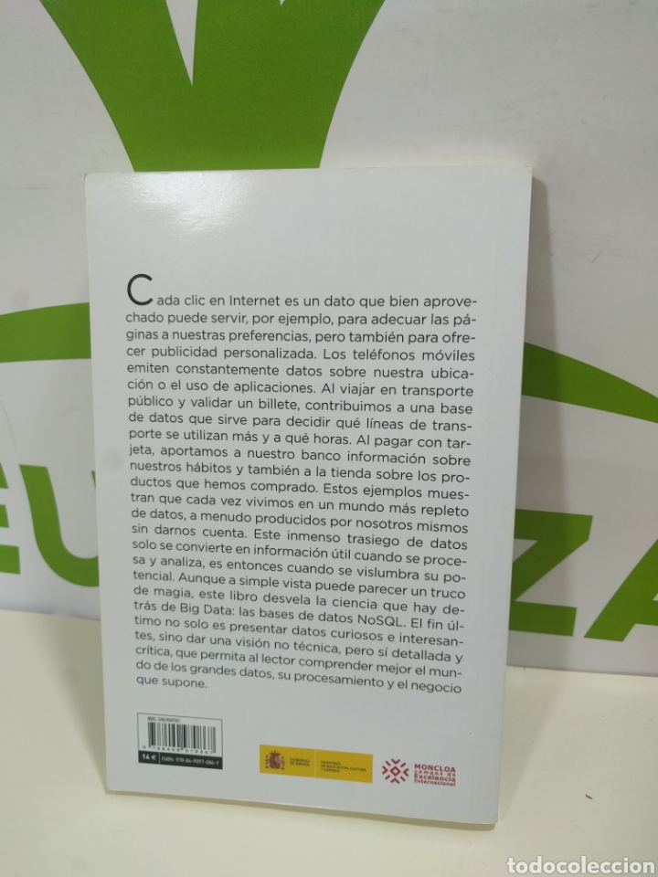Libros de segunda mano: Las bases de Big data. Universidad complutense. - Foto 2