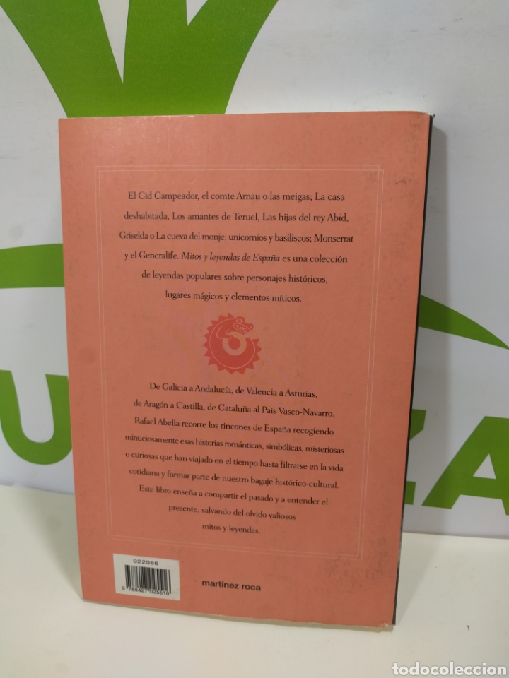 Libros de segunda mano: Mitos y leyendas de Espa&ntilde;a. Rafael Abella. - Foto 2