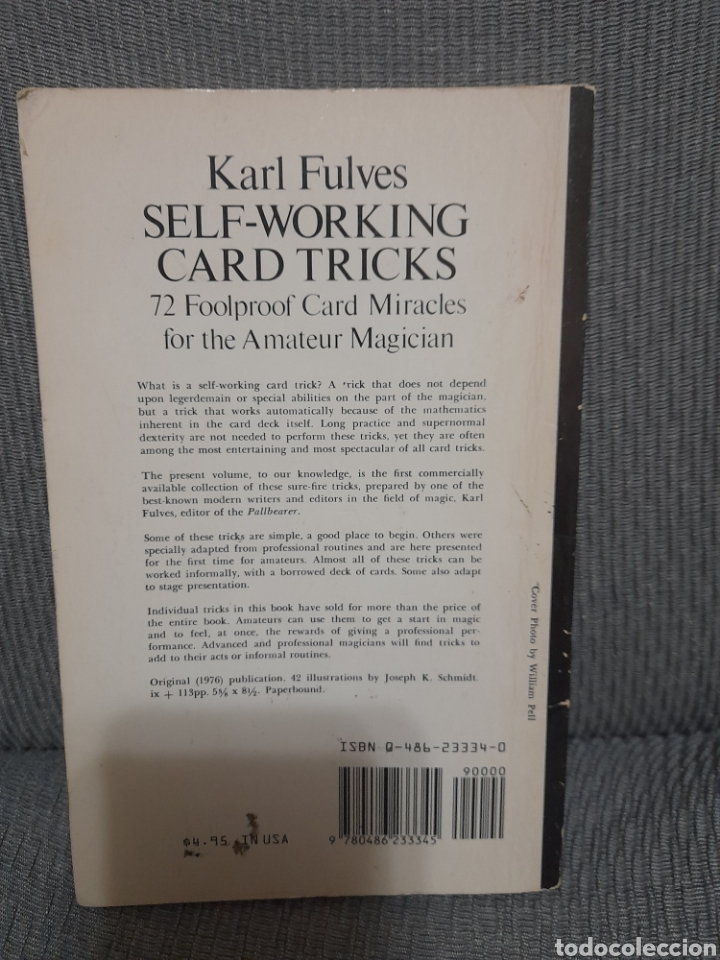 Libros de segunda mano: Self-working card tricks. Karl fulves - Foto 2