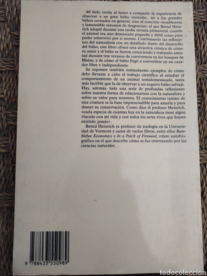 Libros de segunda mano: Mi b&uacute;ho. 1987 - Foto 3