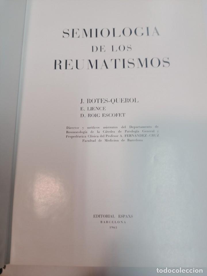 Libros de segunda mano: VV.AA Semiologia de los reumatismos SA9485 - Foto 2