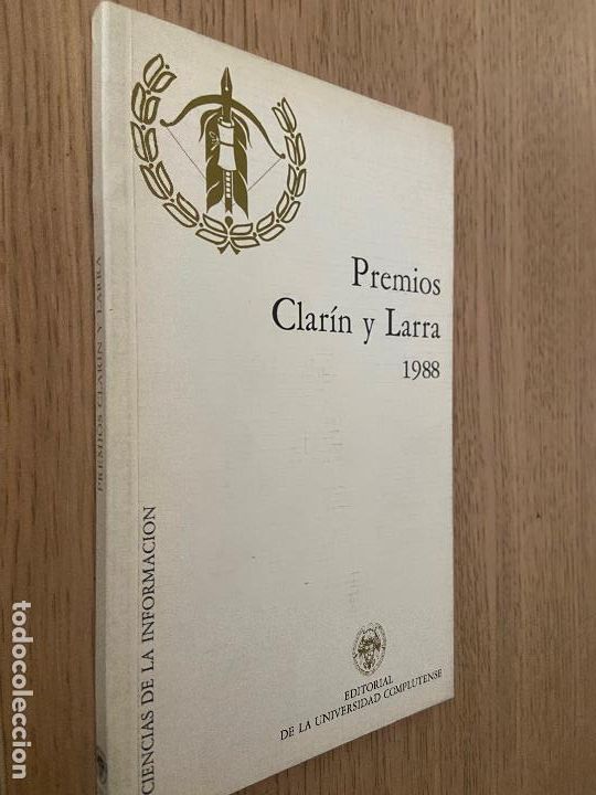 Libros de segunda mano: PREMIOS CLARIN Y LARRA 1988 / EDITORIAL UNIVERSIDAD COMPLUTENSE - Foto 1
