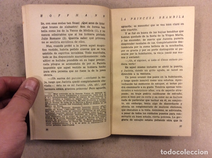 Libros de segunda mano: LA PRINCESA BRAMBILA. HOFFMANN. COLECCI&Oacute;N EL GRIF&Oacute;N 1954 - Foto 5