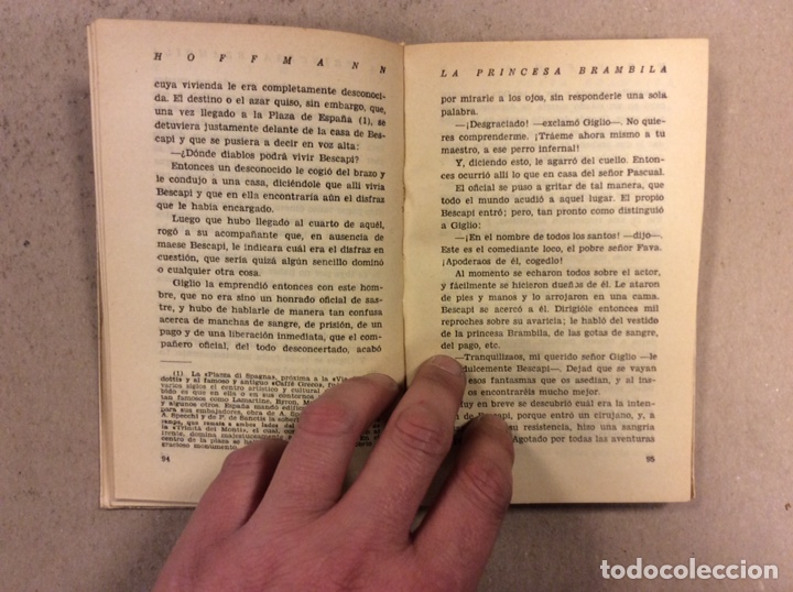 Libros de segunda mano: LA PRINCESA BRAMBILA. HOFFMANN. COLECCI&Oacute;N EL GRIF&Oacute;N 1954 - Foto 6