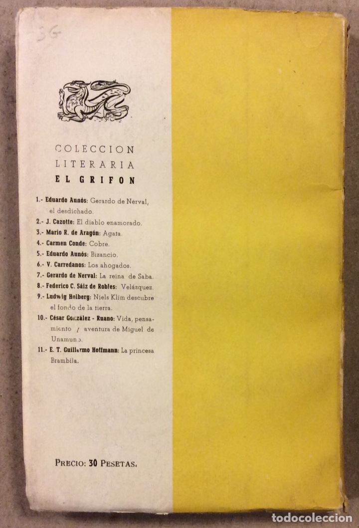 Libros de segunda mano: LA PRINCESA BRAMBILA. HOFFMANN. COLECCI&Oacute;N EL GRIF&Oacute;N 1954 - Foto 8