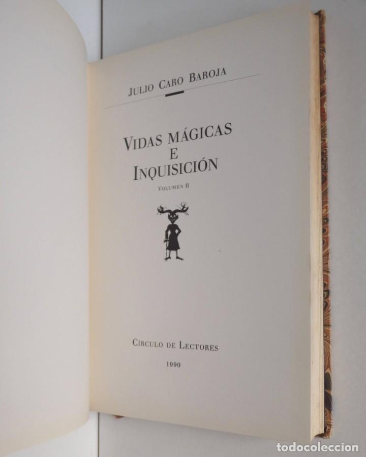 Libros de segunda mano: Julio CARO BAROJA, Vidas m&aacute;gicas e inquisici&oacute;n, volume II - Foto 3