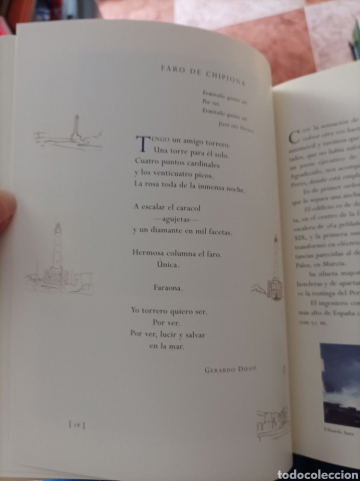 Libros de segunda mano: Los faros Jos&eacute; Mateos y Abel Feu Chipiona Cadiz - Foto 6
