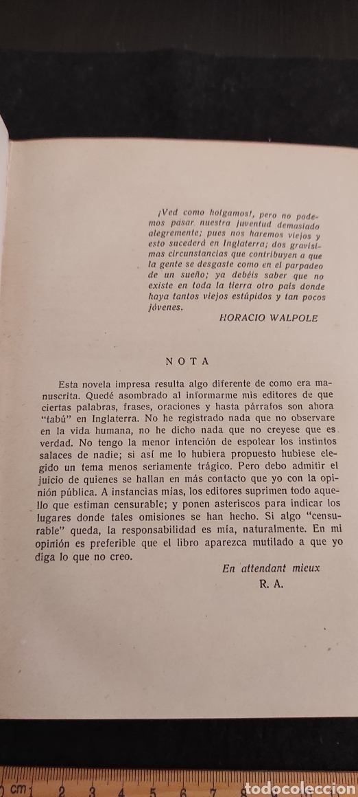 Libros de segunda mano: La muerte del h&eacute;roe. Richard Aldington. Primera edici&oacute;n - Foto 7