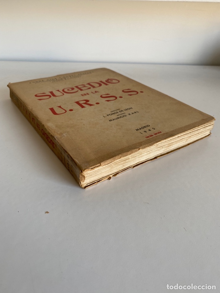 Libros de segunda mano: Sucedi&oacute; en la URSS / Andre Gide. Angel Pesta&ntilde;a. 1945 - Foto 4