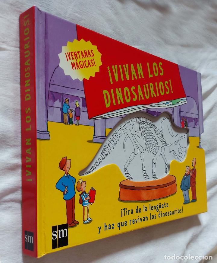 Libros de segunda mano: Vivan los dinosaurios (ventanas m&aacute;gicas) | Alix Wood | Ediciones SM , 2003 - Foto 1