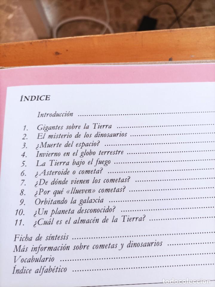 Libros de segunda mano: MATARON LOS COMETAS A LOS DINOSAURIOS? EDICIONES SM,1989,31 PAG. - Foto 2