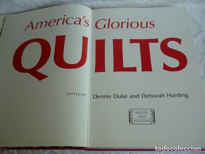 Libros de segunda mano: Americas Glorious Quilts 1987, gran formato - Foto 8