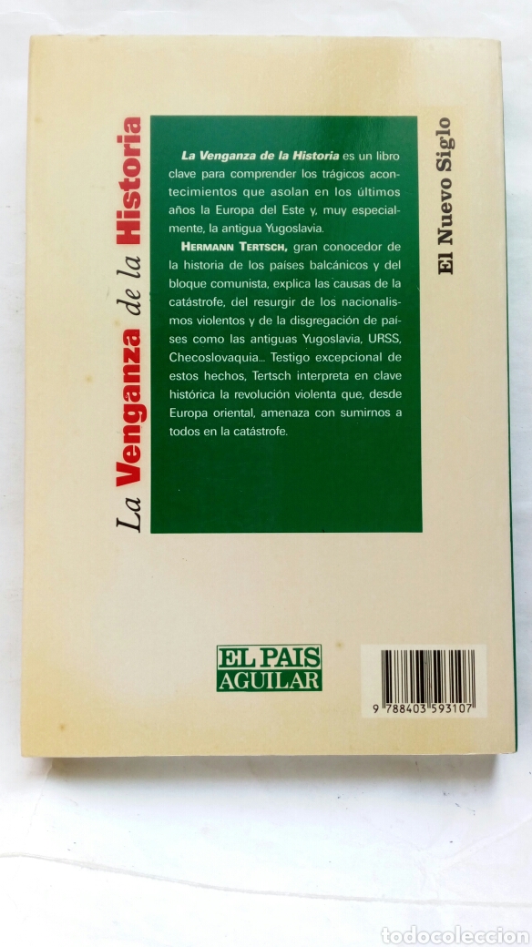Libros de segunda mano: La Venganza de la Historia. Hermann Tertsch. - Foto 2