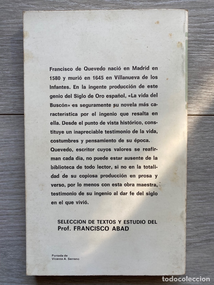 Libros de segunda mano: HISTORIA DE LA VIDA DEL BUSC&Oacute;N / QUEVEDO. - Foto 2