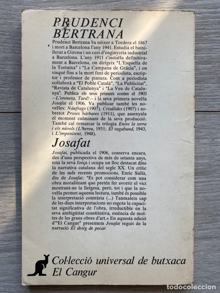 Libros de segunda mano: JOSAFAT / PRUDENCI BERTRANA EDICIONS 62 - Foto 2