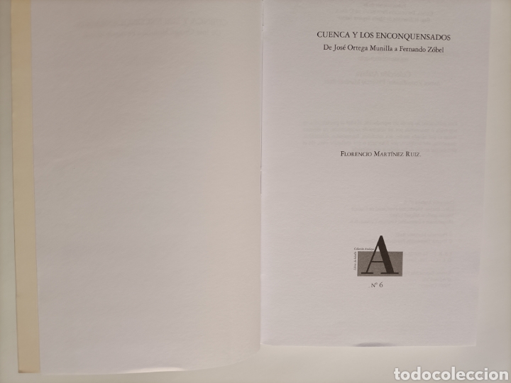 Libros de segunda mano: Cuenca y los enconquensados. Florencio Mart&iacute;nez Ruiz - Foto 7