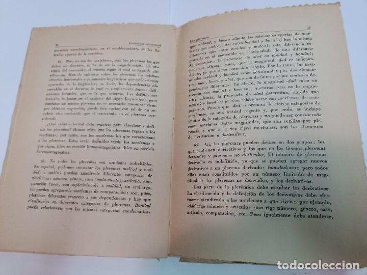 Libros de segunda mano: EMILIO ALARCOS LLORACH Gram&aacute;tica estructural SA9508 - Foto 2
