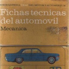 Libros de segunda mano: FICHAS TÉCNICAS DEL AUTOMOVIL. ENCICLOPEDIA CEAC DEL MOTOR Y AUTOMOVIL 11. A-MOT-373. Lote 340360363
