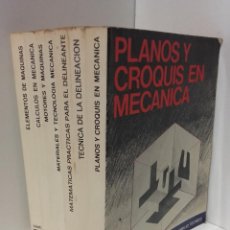 Libros de segunda mano: ENCICLOPEDIA CEAC DEL DELINEANTE - DIBUJO TECNICO - COMPLETA 7 TOMOS - ED. CEAC - 1978. Lote 340361243
