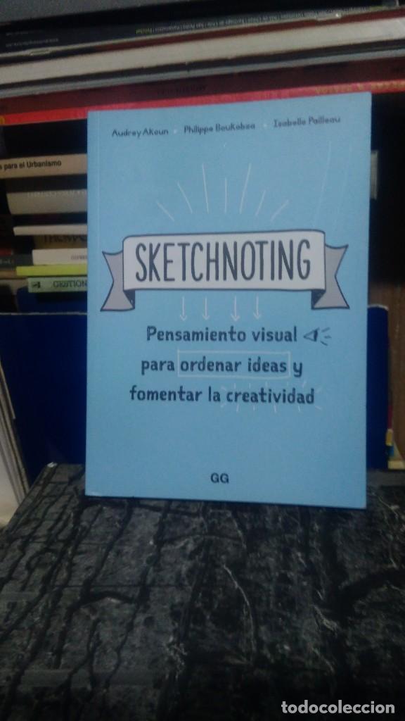 Libros de segunda mano: SKETCHNOTING,A. AKOUN, P. BOUKOBZAM I. PAILLEAU, ED. GG - Foto 1