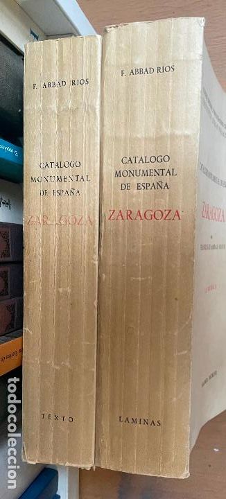 Libros de segunda mano: CATALOGO MONUMENTAL DE ESPA&Ntilde;A, ZARAGOZA, 2 Tomos, Texto y Laminas - Foto 4