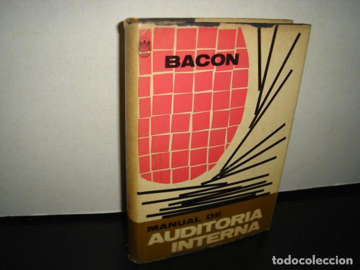 Libros de segunda mano: 2- MANUAL DE AUDITOR&Iacute;A INTERNA - BACON - Foto 1