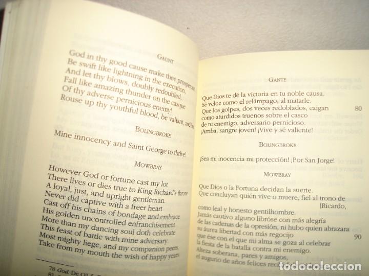 Libros de segunda mano: 160- RICARDO II - WILLIAM SHAKESPEARE. EDICI&Oacute;N BILING&Uuml;E DEL INSTITUTO SHAKESPEARE - Foto 6