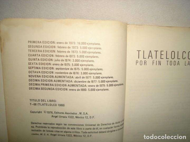 Libros de segunda mano: 2- TLATELOLCO 68 - JUAN MIGUEL DE MORA - Foto 3