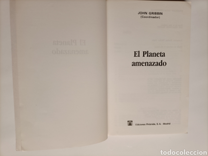 Libros de segunda mano: El planeta amenazado John Gribbin coordinador - Foto 7
