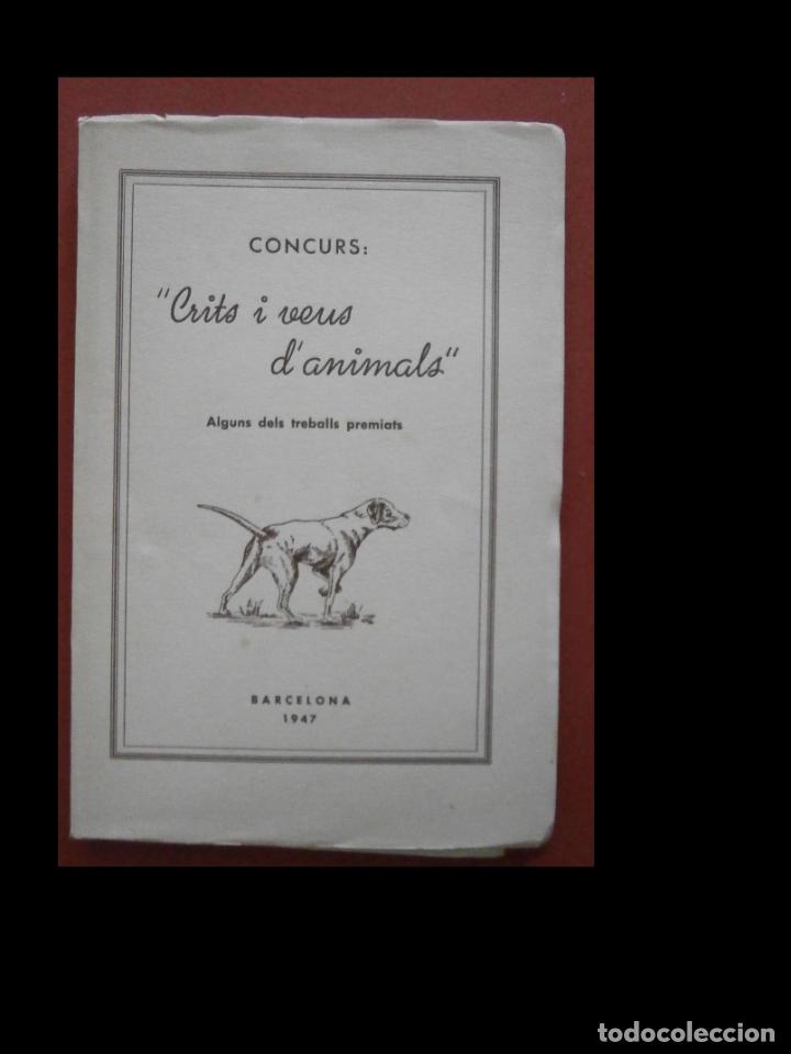 Libri di seconda mano: Crits i veus d'animals. Alguns dels treballs premiats.