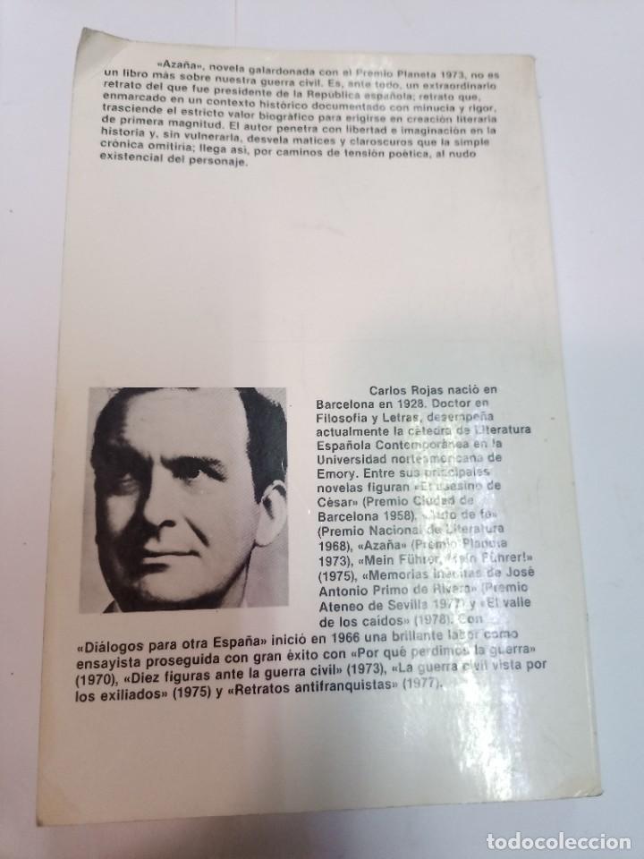 Libros de segunda mano: CARLOS ROJAS Aza&ntilde;a SA9536 - Foto 2