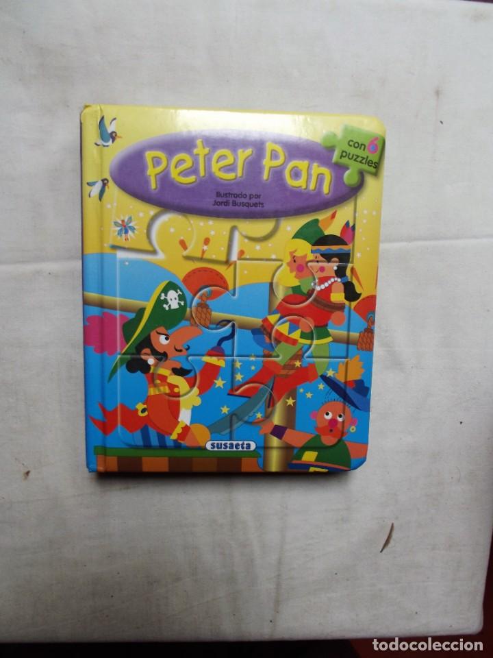 Libros de segunda mano: PETER PAN CON 6 PUZZLES - Foto 1