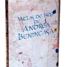 Libros de segunda mano: ATLAS DE ANDREA BENINCASA LIBRO DE ESTUDIOS EXPLICATIVO NO FACSÍMIL ED MILLENIUM - MAPA PORTULANO. Lote 341053868