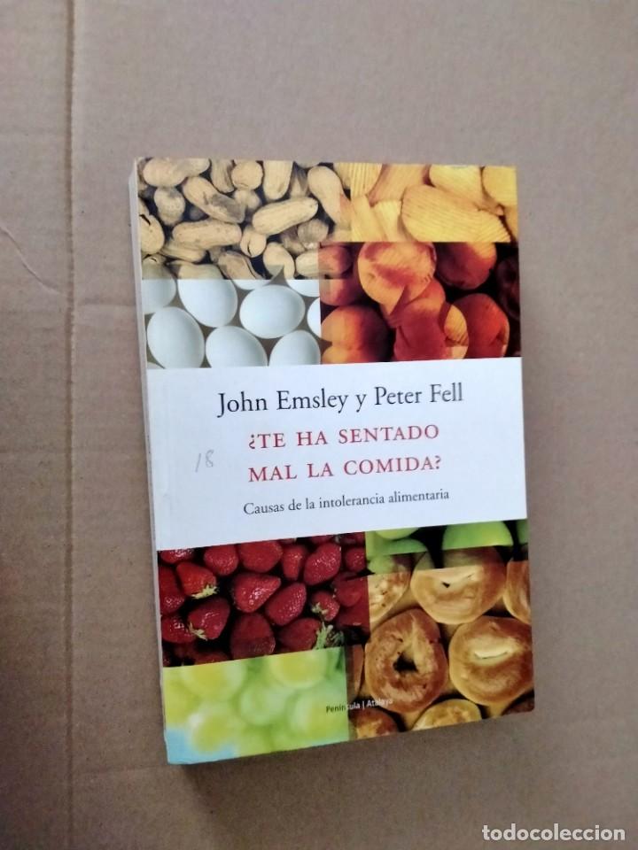 libro de te a sentado mal la comida-