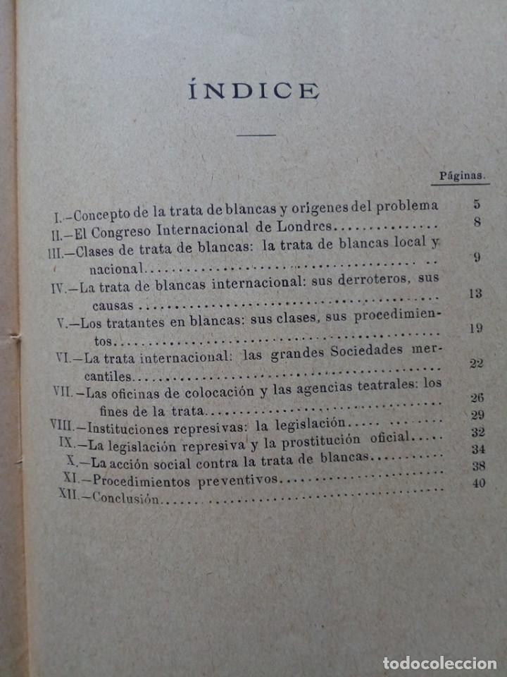 Libros de segunda mano: Libro 1911 Trata de Blancas - Foto 5