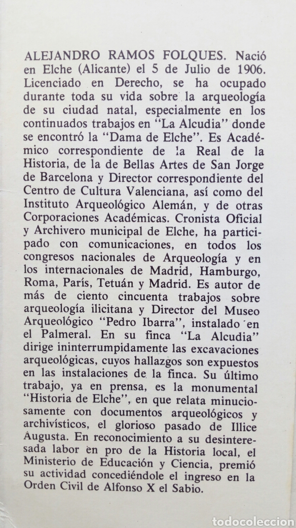 Libros de segunda mano: El Cristianismo en Elche. Alejandro Ramos Folques. - Foto 3