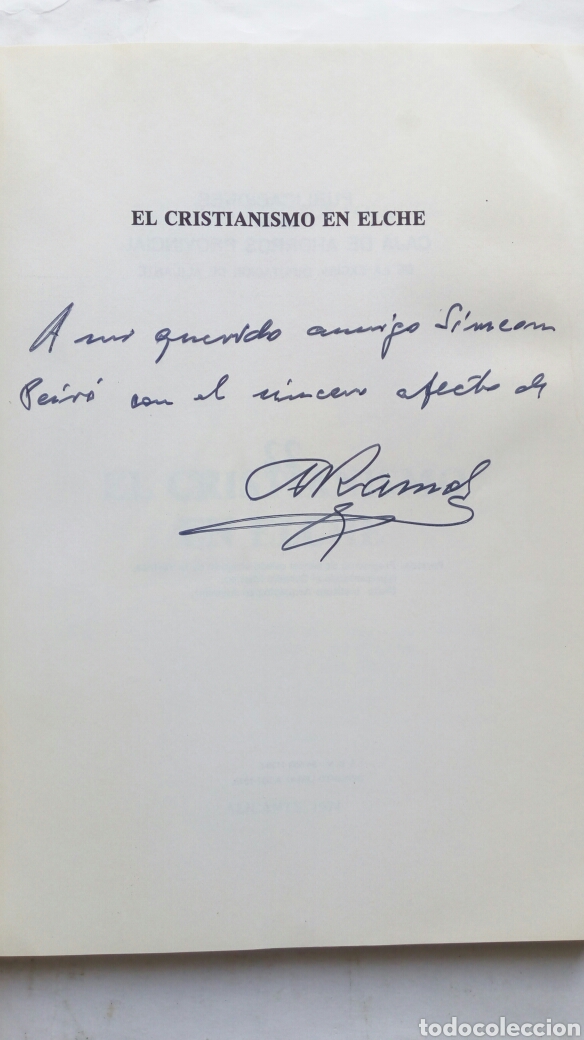Libros de segunda mano: El Cristianismo en Elche. Alejandro Ramos Folques. - Foto 4