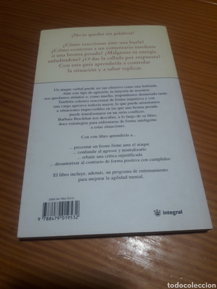 Libros de segunda mano: Como defenderse de los ataques verbales Barbara Berckhan - Foto 2