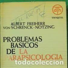 Libros de segunda mano: problemas b&aacute;sicos de la parapsicolog&iacute;a Albert Freiherr von Schrenck Notzing - Foto 1