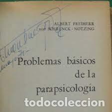 Libros de segunda mano: problemas b&aacute;sicos de la parapsicolog&iacute;a Albert Freiherr von Schrenck Notzing - Foto 2