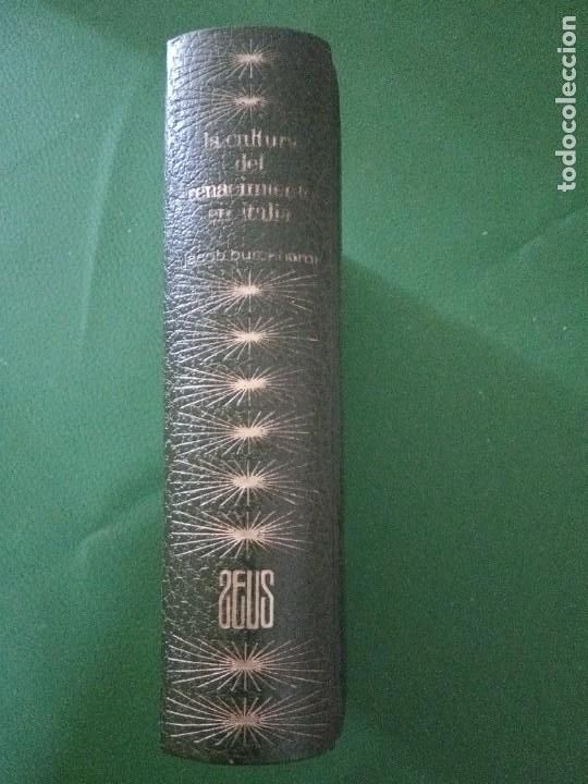 Libros de segunda mano: LA CULTURA DEL RENACIMIENTO EN ITALIA.-J. BUCKHARDT.