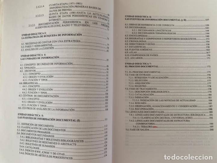Libros de segunda mano: Curso de Documentaci&oacute;n informativa (Bols 18) - Foto 4