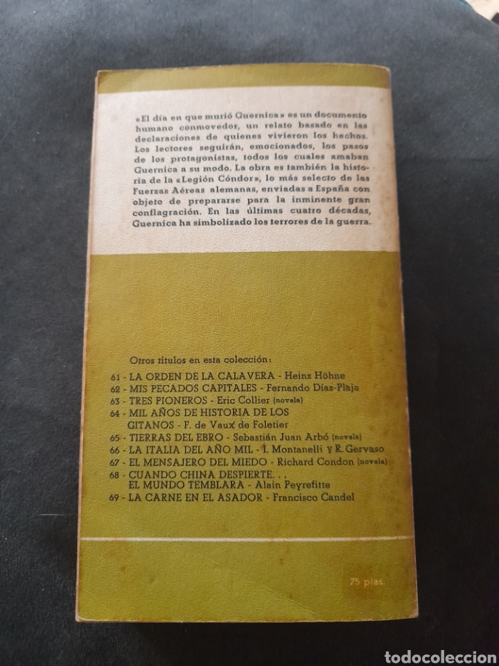 Libros de segunda mano: El d&iacute;a en que murio Guernica. Gordon Thomas - Foto 2