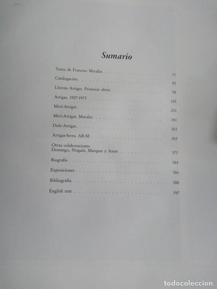 Libros de segunda mano: Llorens Artigas - Cat&aacute;logo de obra - Pol&iacute;grafa 1992 - Foto 8