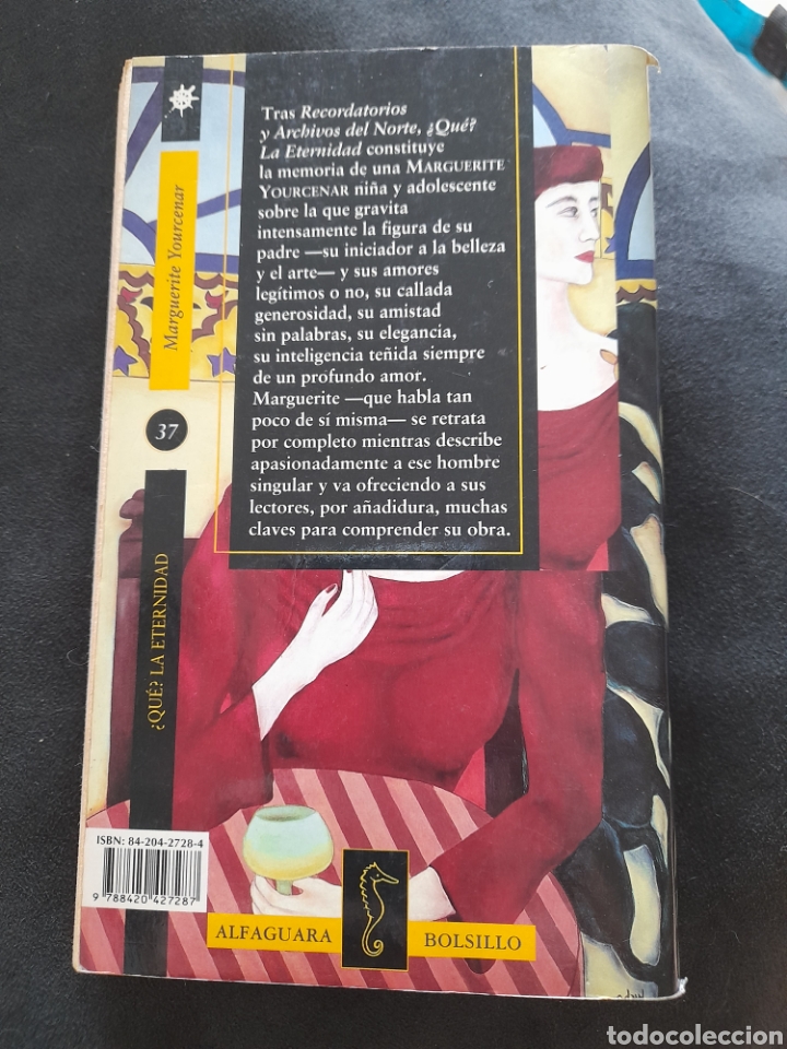 Libros de segunda mano: Qu&eacute;? La eternidad. Marguerite Yourcenar - Foto 2