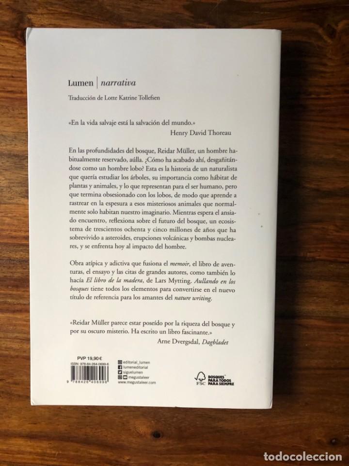 Libros de segunda mano: Aullando en los bosques. En busca del lobo gris. Reidar M&uuml;ller. Lumen - Foto 2