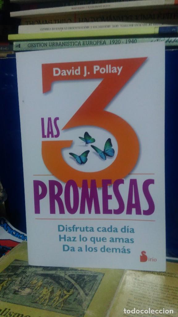 Libros de segunda mano: LAS 3 PROMESAS, DAVID J. POLLAY, ED. SIRIO - Foto 1